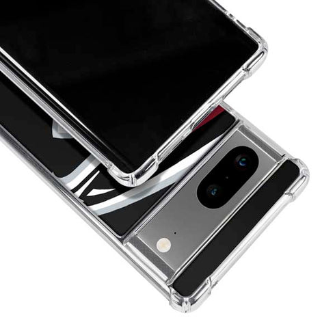 NFL Atlanta Falcons Large Logo Google Pixel 7a Clear Case